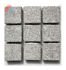 Sesame White Granite Bush-Hammered Curbstones