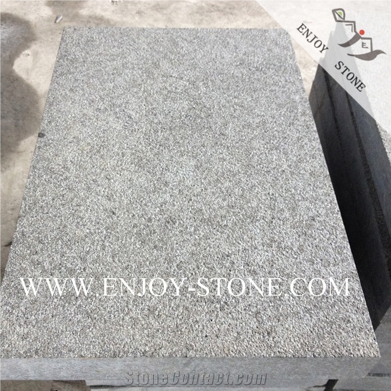 Bush Hammered Black Pearl Basalt Cut to Size Tiles