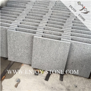Exfoliated G654 Sesame Grey Granite Floor Tiles
