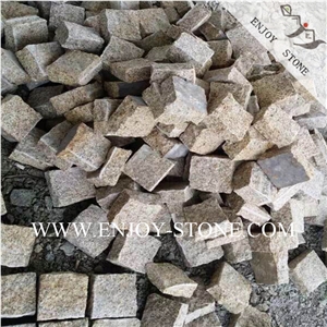 G682 Rustic Yellow Granite Driveway Paving Stone