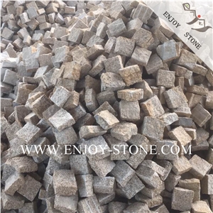 G682 Rustic Yellow Granite Driveway Paving Stone