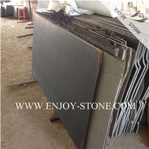 Honed Hainan Black Basalt/Andesite Big Size Slabs