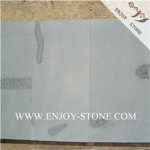Machine Cut Hainan Bluestone with Honeycomb Tiles
