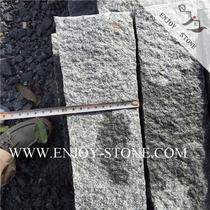 Natural Split Dark Grey Granite Garden Edging