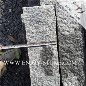 Natural Split Dark Grey Granite Garden Edging