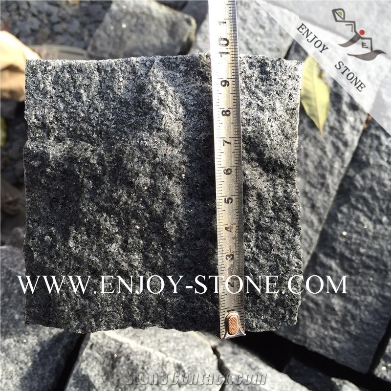 Natural Split Dark Grey Granite Garden Edging