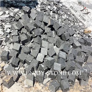Natural Split Zhangpu Black Basalt Cobblestone