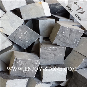 Natural Split Zhangpu Black Basalt Cobblestone