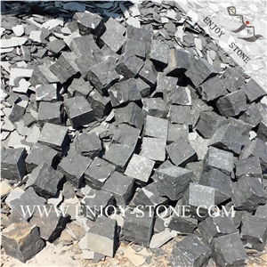 Natural Split Zhangpu Black Basalt Cobblestone