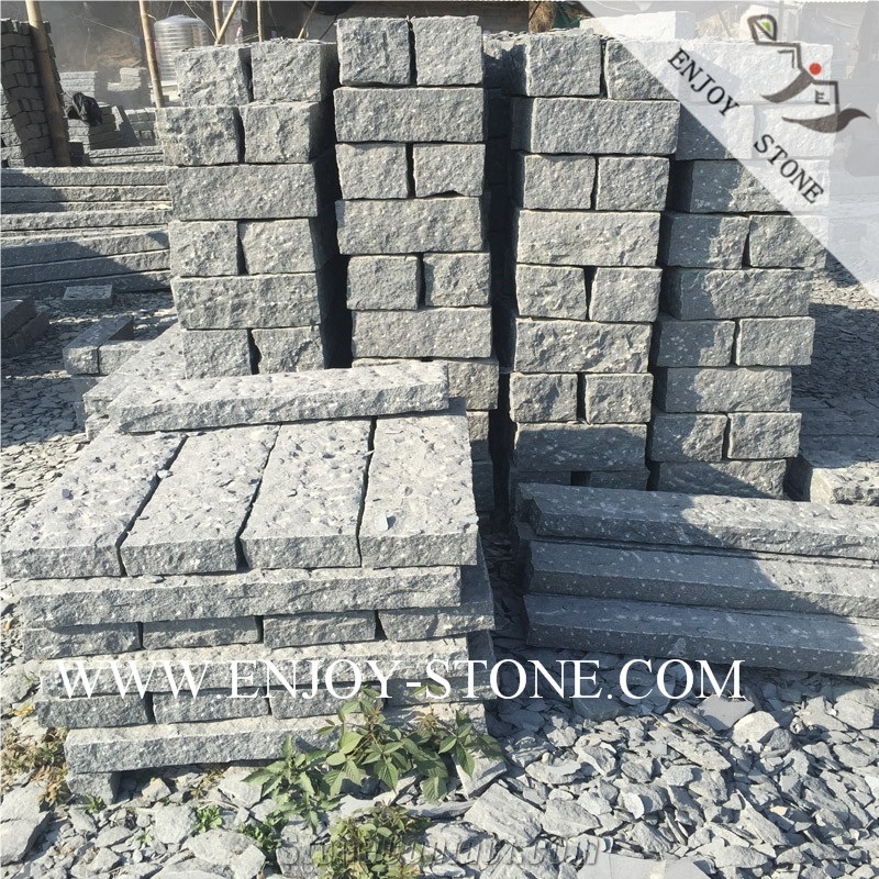 Pineapple G654 Dark Gray Granite Garden Stone