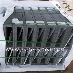 Sawn Hainan Bluestone/Basalt Dropface Coping Tiles