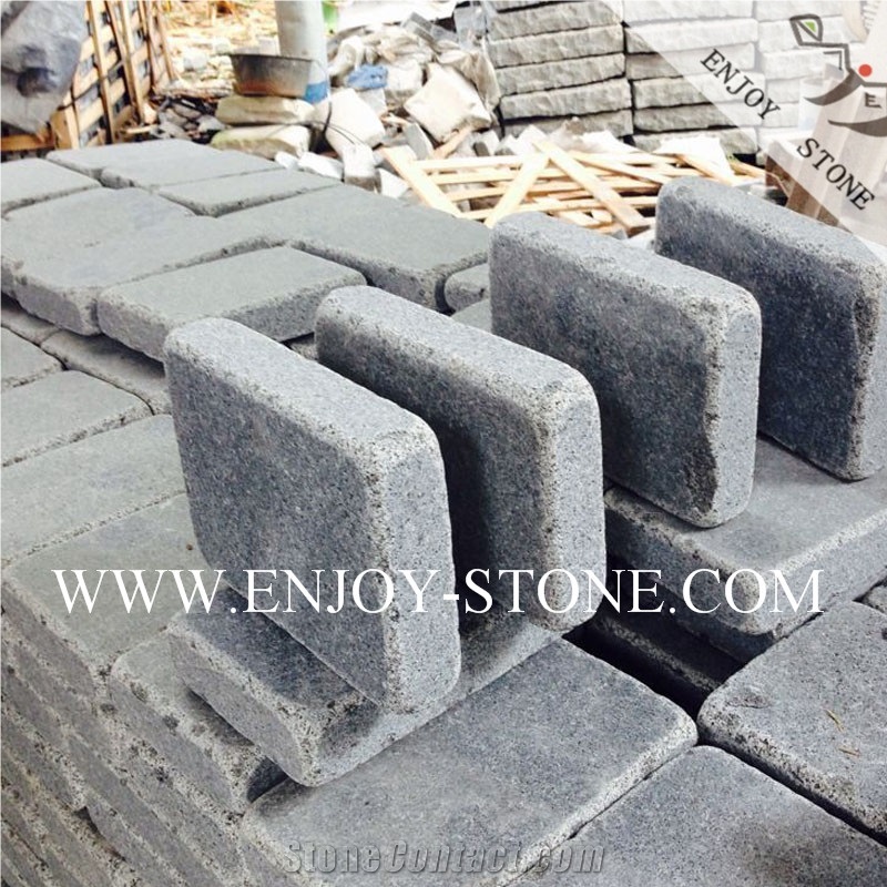 Tumbled G654 Sesame Black,Padang Gray Paver Stone