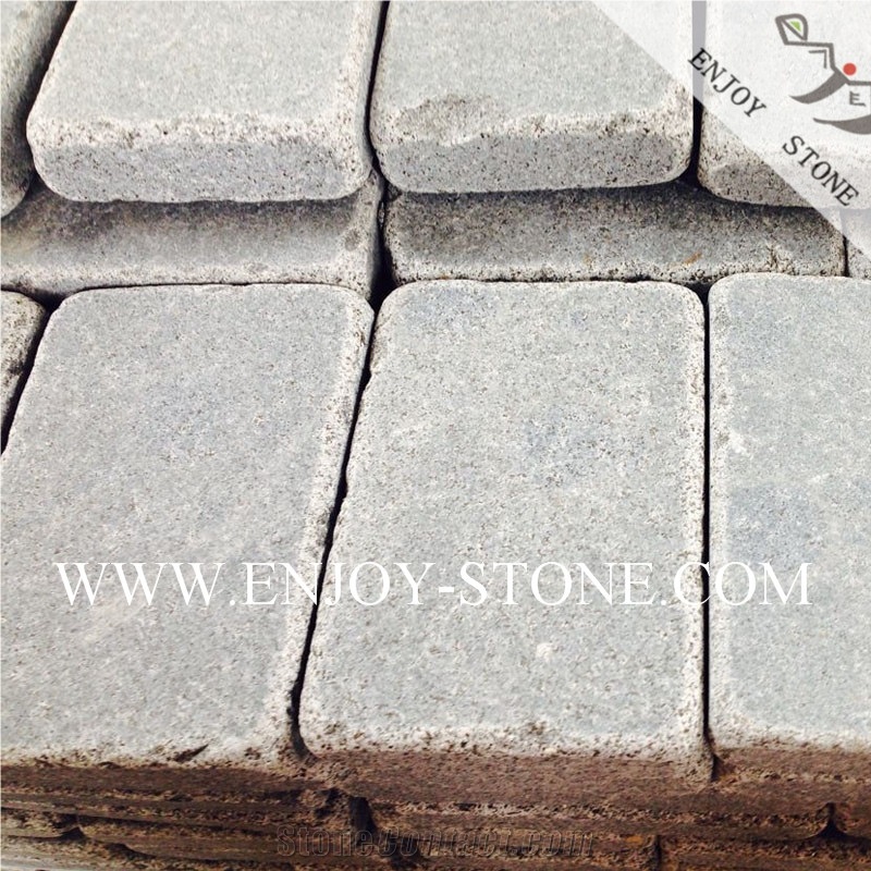Tumbled G654 Sesame Black,Padang Gray Paver Stone