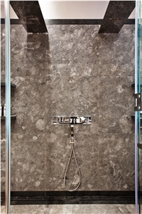 Moon Grey Bush-Hammered Tiles & Slabs
