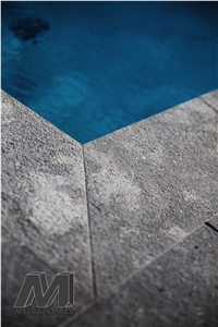 Moon Grey Bush-Hammered Tiles & Slabs