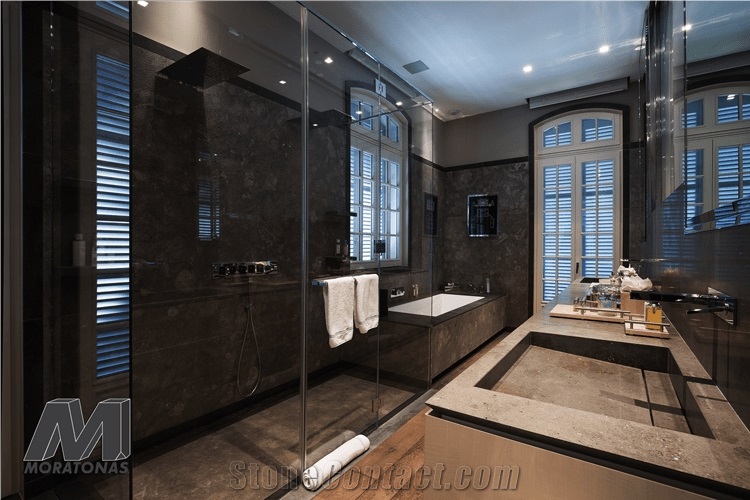 Moon Grey for Bathrooms in Any Finish
