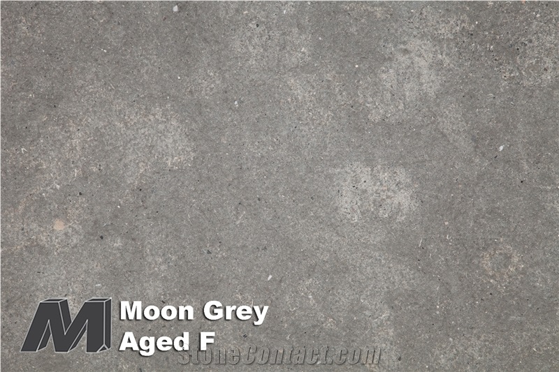 Moon Grey Limestone Aged F Tiles & Slabs