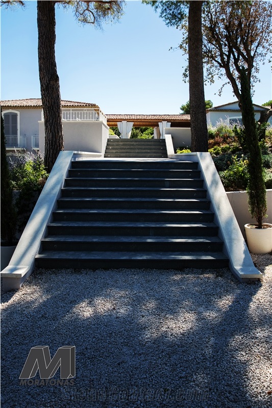 Moon Grey Stairs in Any Finish