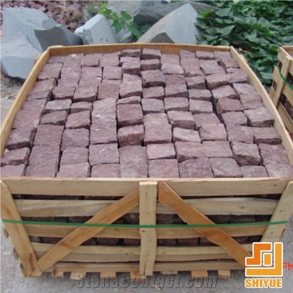 China Red Porphyry Porphyr Red,G666,Dayang Red,Porphyr Red Cubes