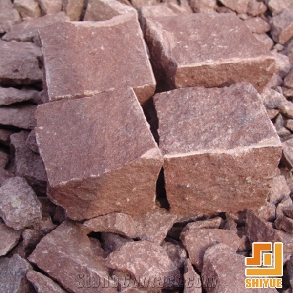 China Red Porphyry Porphyr Red,G666,Dayang Red,Porphyr Red Cubes