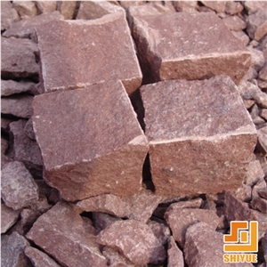 China Red Porphyry Porphyr Red,G666,Dayang Red,Porphyr Red Cubes