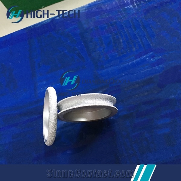Brazed 3 Inch Diamond Grinding Wheel Edge Profile