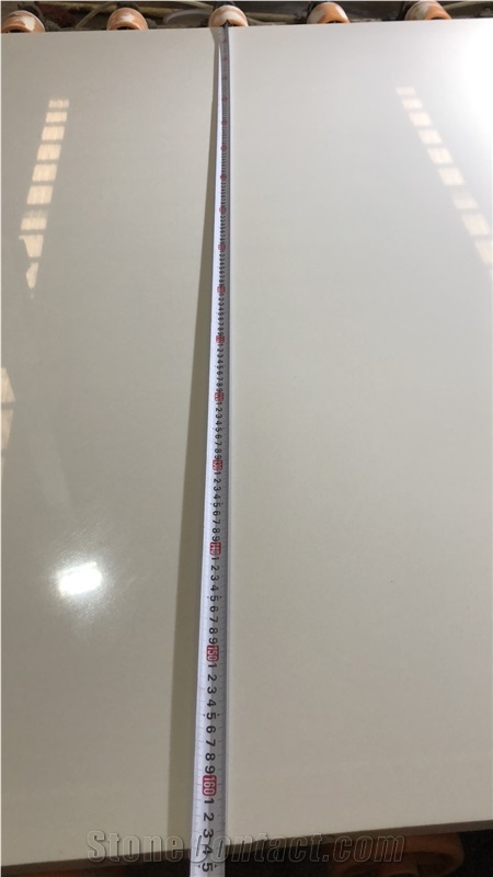 A Grade Snow White Artificial Marble