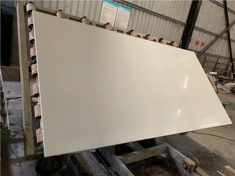 Pure White Aritificial Stone Agglomerat