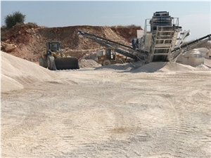 Aggregate Stones,Crushed Chips Beige Color
