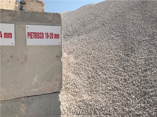 Aggregate Stones,Crushed Chips Beige Color