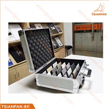 Stone Quartz Trolley Aluminumn Travel Suitcase