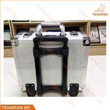 Stone Quartz Trolley Aluminumn Travel Suitcase