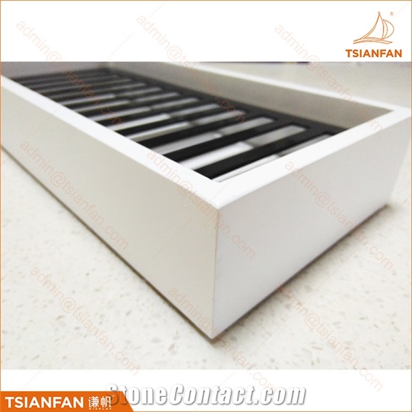 Wood Countertop Display Box for Stone Tiles