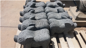 Lava Basalt Stone Handicrafts Garden Sculptures