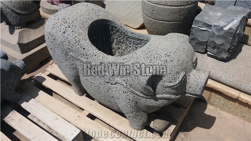 Lava Basalt Stone Handicrafts Garden Sculptures