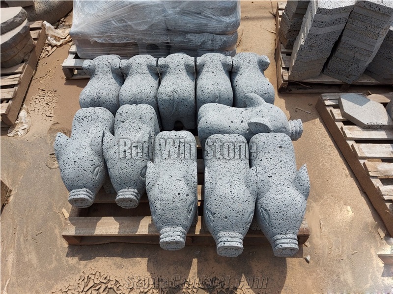 Lava Basalt Stone Handicrafts Garden Sculptures