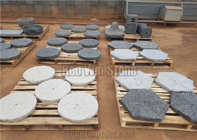 Lava Stone, Black Basalt Viet Nam Tiles & Slabs