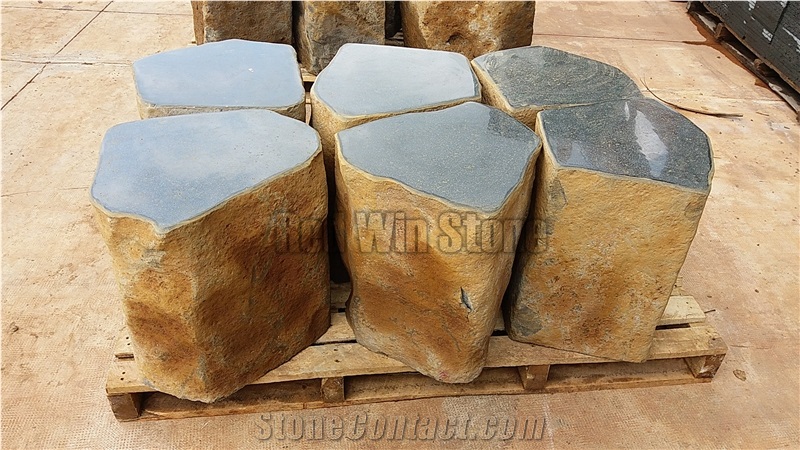 Natural Basalt Stone for Table & Chair