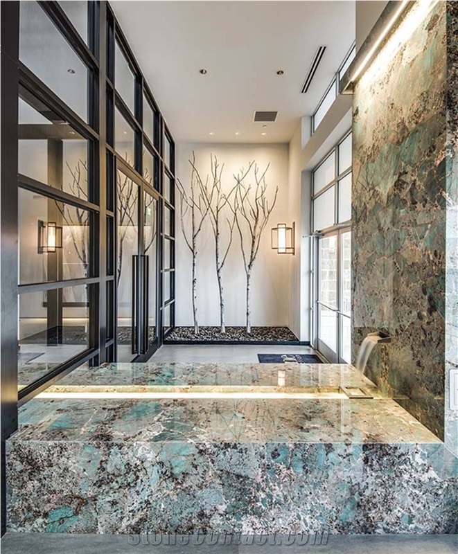 Amazonite Green Quartzite Slabs Wall Floor Decor