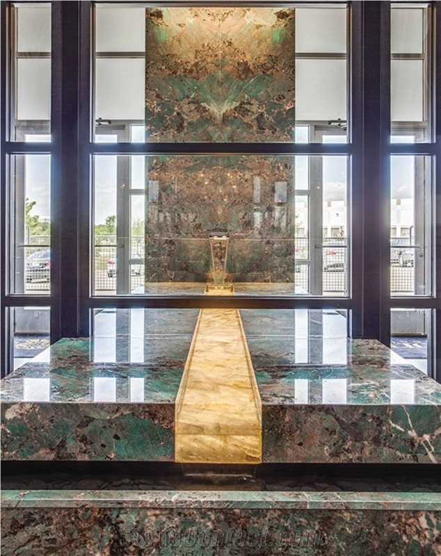 Amazonite Green Quartzite Slabs Wall Floor Decor