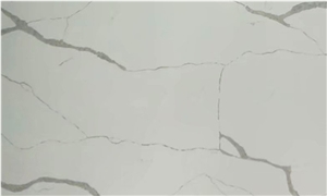 Artificial Calacatta Quartz Eternal White Slabs