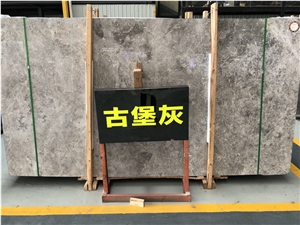 Castle Gray Marble Slab Wall Tile for Residential