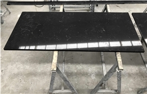 Customized Match Wilsonart Black Quartz Desk Tops