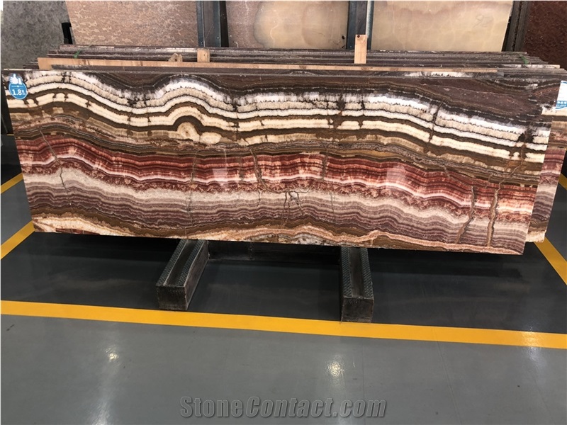 Fantastico Multi Color Onyx Slabs Tile for Walling