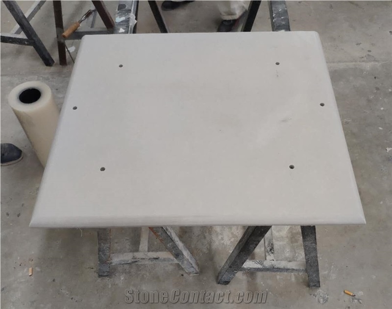 High End Grey Quartz Table Tops Hotel Nightstand