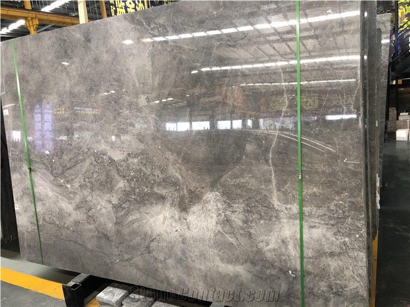 Persian Gray Marble Slab Tile for Home Wall Decor