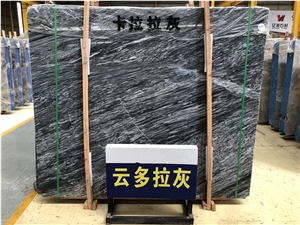 Turkey Dora Cloud Grey Tundla Marble Slabs Tiles