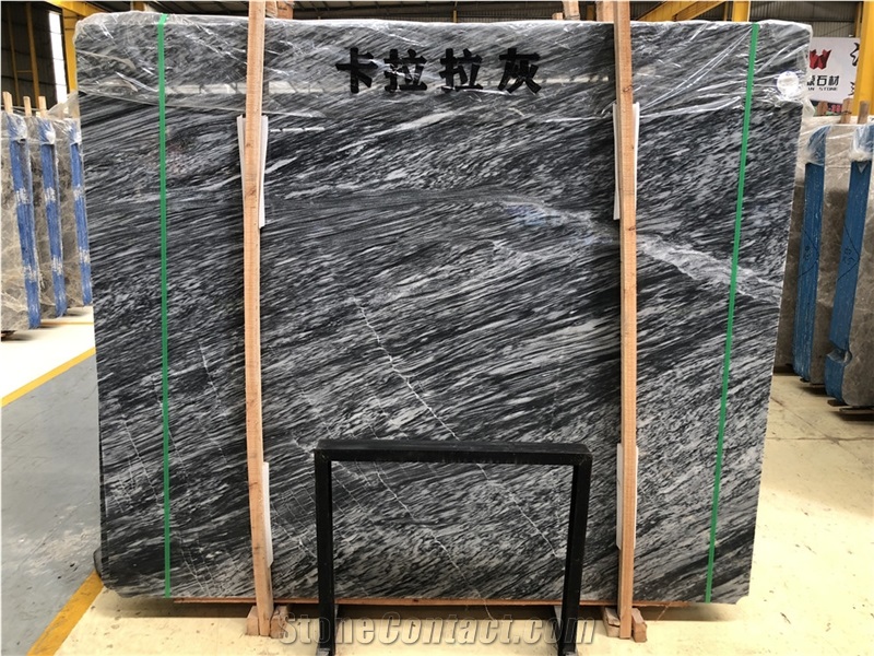 Turkey Dora Cloud Grey Tundla Marble Slabs Tiles