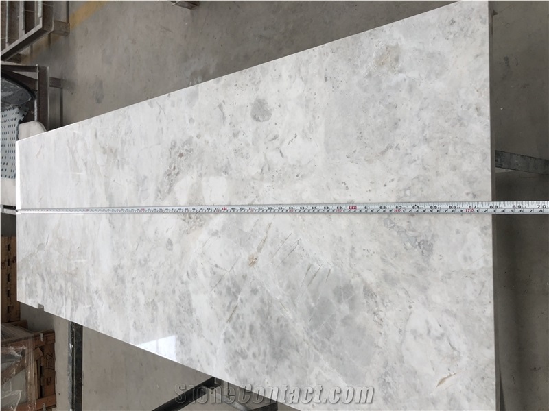 Van Gogh White Marble Stone Top Hotel Desk Design