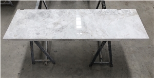 Van Gogh White Marble Stone Top Hotel Desk Design
